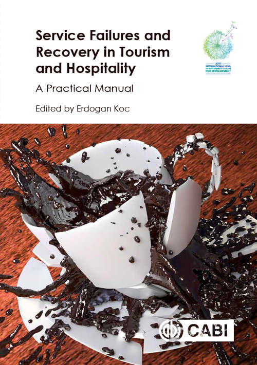 Book cover of Service Failures and Recovery in Tourism and Hospitality: A Practical Manual