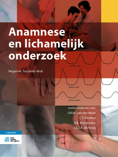 Book cover of Anamnese en lichamelijk onderzoek (9th ed. 2019)