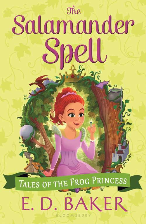 Book cover of The Salamander Spell (2) (Tales of the Frog Princess #5)