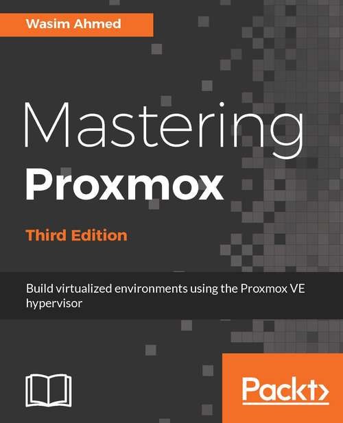 Book cover of Mastering Proxmox Third Edition