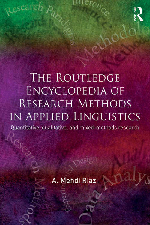 Book cover of The Routledge Encyclopedia of Research Methods in Applied Linguistics