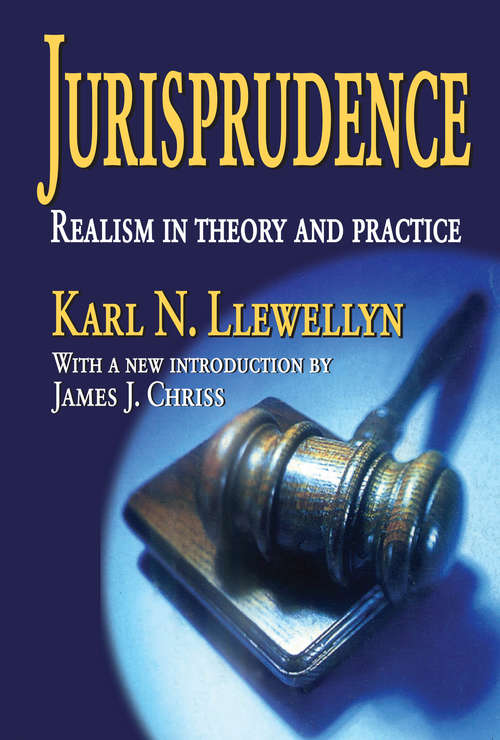 Book cover of Jurisprudence: Realism in Theory and Practice