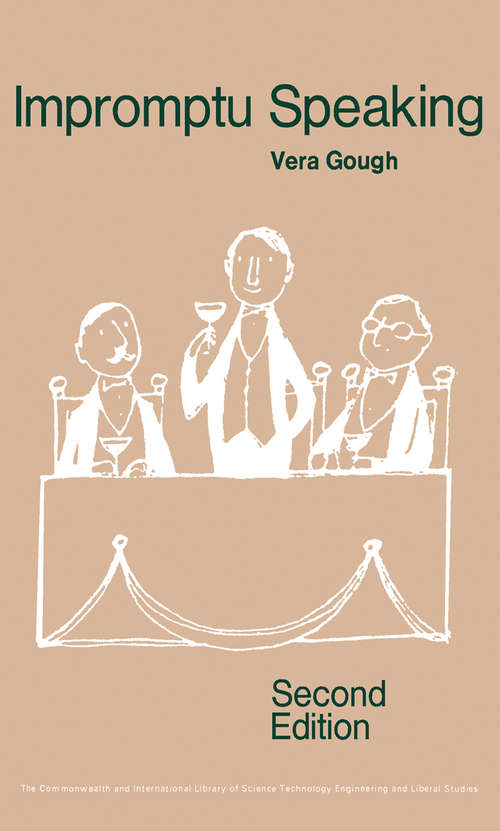 Book cover of Impromptu Speaking (2)
