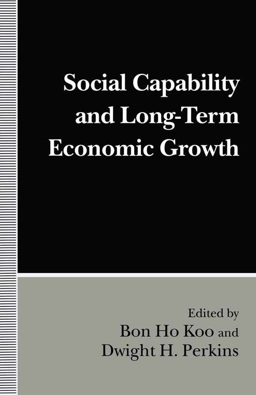 Book cover of Social Capability and Long-Term Economic Growth (1st ed. 1995)