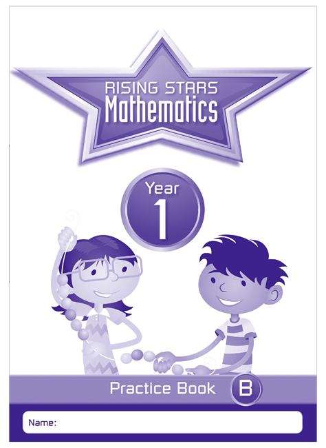 Book cover of Rising Stars Mathematics Year 1 Practice Book B (PDF)