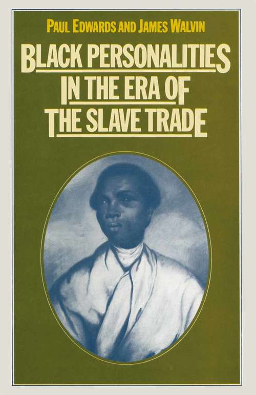 Book cover of Black Personalities in the Era of the Slave Trade (1st ed. 1983)