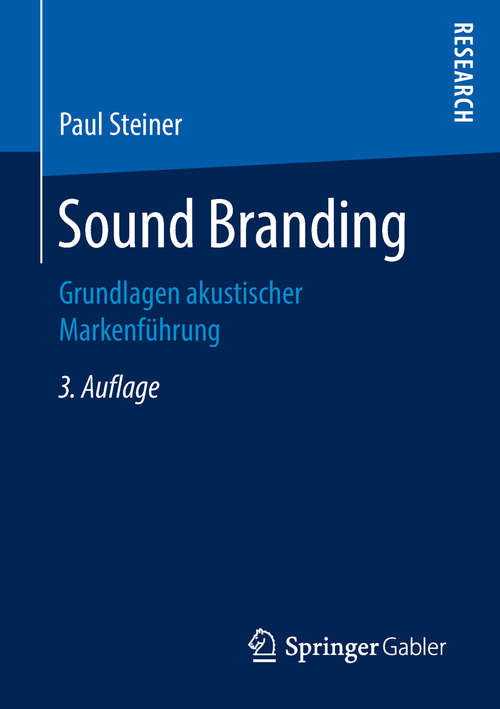 Book cover of Sound Branding: Grundlagen akustischer Markenführung