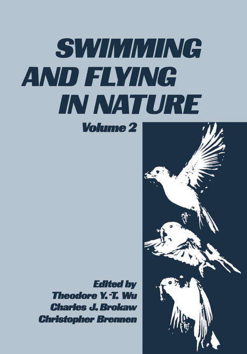 Book cover of Swimming and Flying in Nature: Volume 2 (1975)