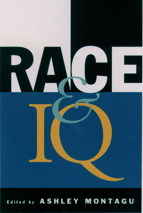 Book cover of Race and IQ