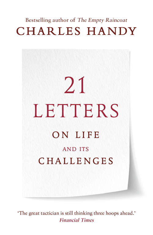 Book cover of 21 Letters on Life and Its Challenges