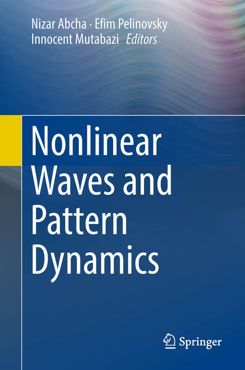 Book cover of Nonlinear Waves and Pattern Dynamics