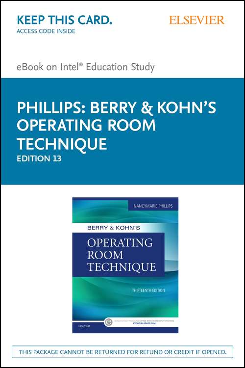 Book cover of Berry & Kohn's Operating Room Technique - E-Book (11)
