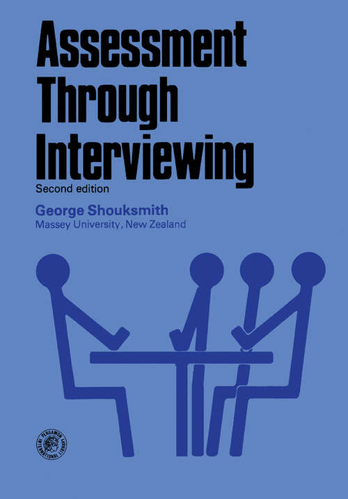 Book cover of Assessment Through Interviewing (2)