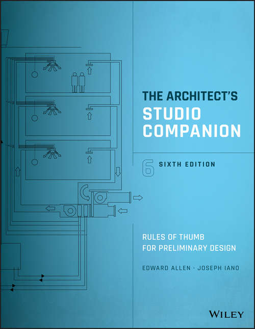 Book cover of The Architect's Studio Companion: Rules of Thumb for Preliminary Design (6)