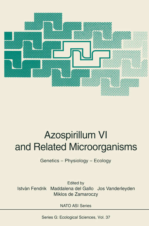 Book cover of Azospirillum VI and Related Microorganisms: Genetics — Physiology — Ecology (1995) (Nato ASI Subseries G: #37)