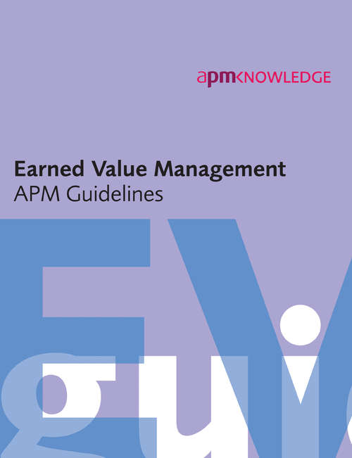 Book cover of Earned Value Management Guidelines