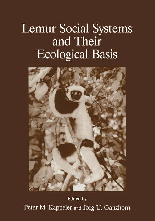 Book cover of Lemur Social Systems and Their Ecological Basis (1993)
