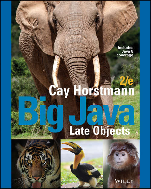 Book cover of Big Java Late Objects