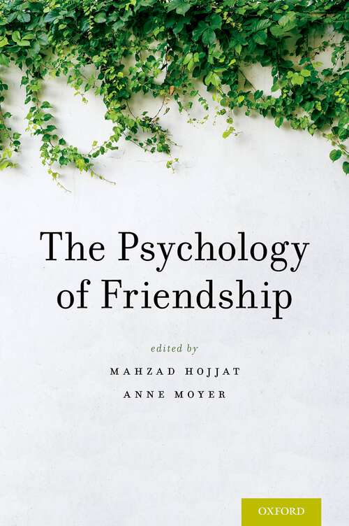 Book cover of The Psychology of Friendship