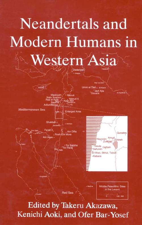 Book cover of Neandertals and Modern Humans in Western Asia (1998)
