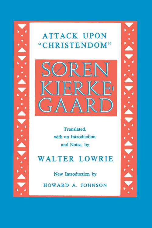 Book cover of Attack upon Christendom