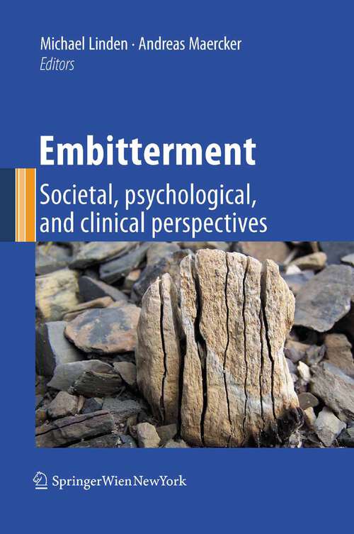 Book cover of Embitterment: Societal, psychological, and clinical perspectives (2011)