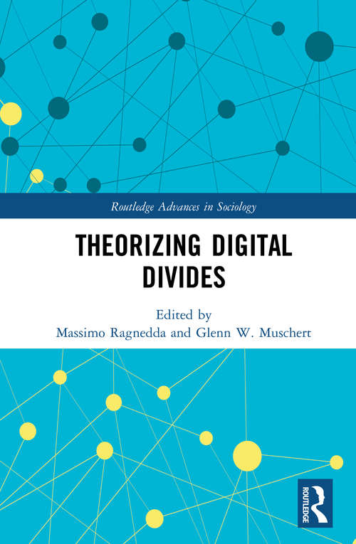 Book cover of Theorizing Digital Divides (Routledge Advances in Sociology)
