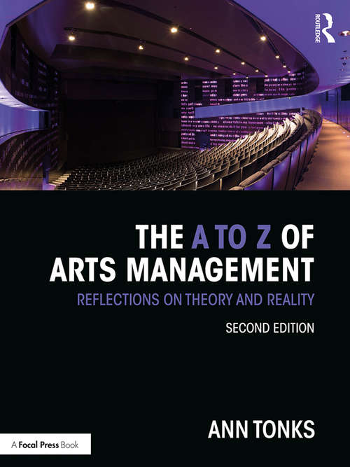 Book cover of The A to Z of Arts Management: Reflections on Theory and Reality (2)