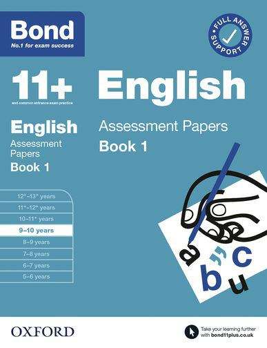 Book cover of Bond 11+: Bond 11+ English Assessment Papers 9-10 Book 1