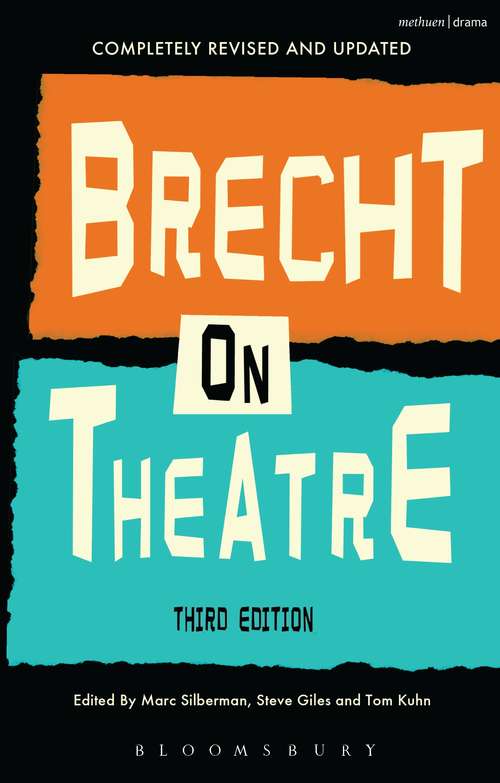 Book cover of Brecht On Theatre: The Development Of An Aesthetic