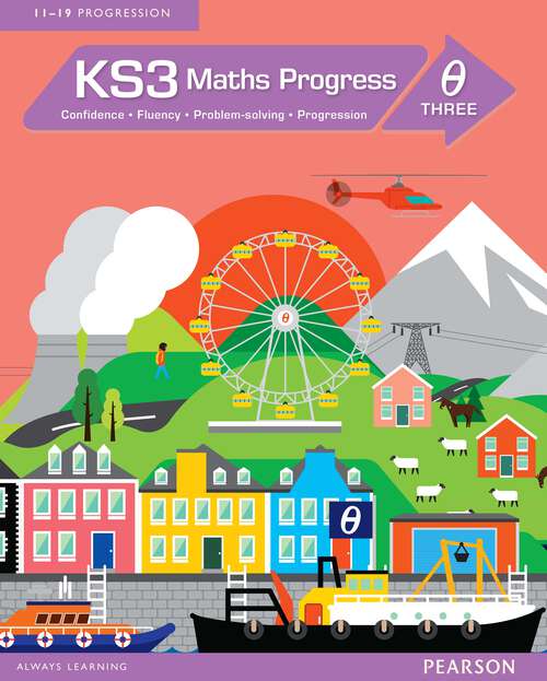 Book cover of KS3 Maths Progress Student Book Theta 3 (Maths Progress 2014)