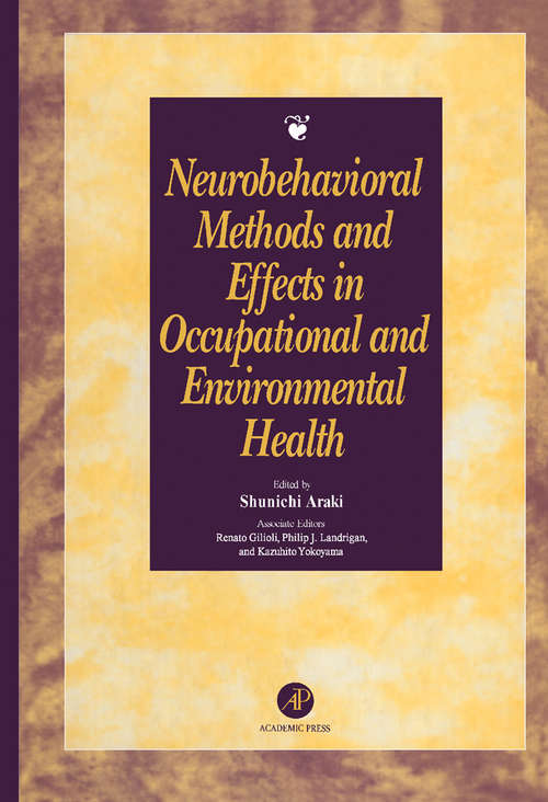 Book cover of Neurobehavioral Methods and Effects in Occupational and Environmental Health