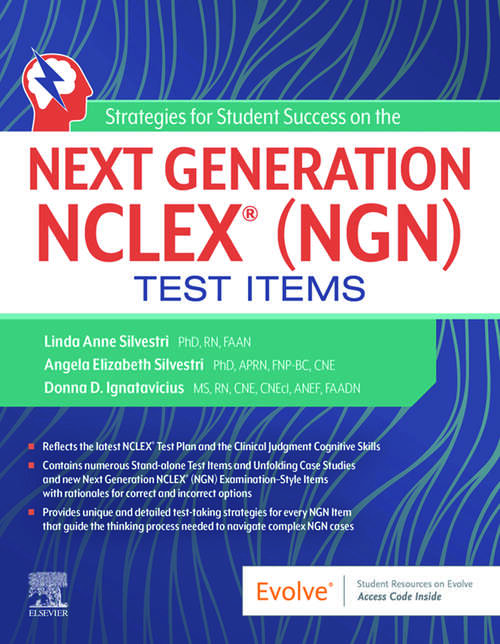 Book cover of Strategies for Student Success on the Next Generation NCLEX® (NGN) Test Items - E-Book