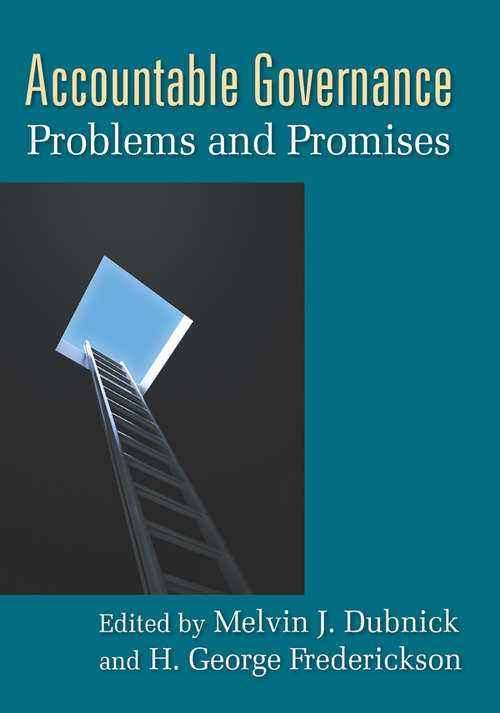 Book cover of Accountable Governance: Problems and Promises