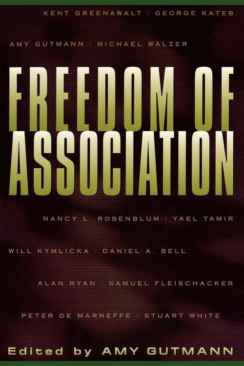 Book cover of Freedom of Association