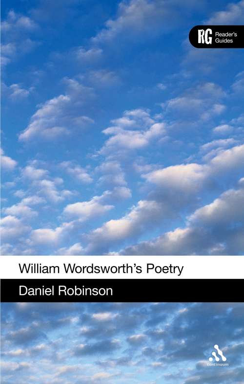 Book cover of William Wordsworth's Poetry: William Wordsworth's Poetry (Reader's Guides)