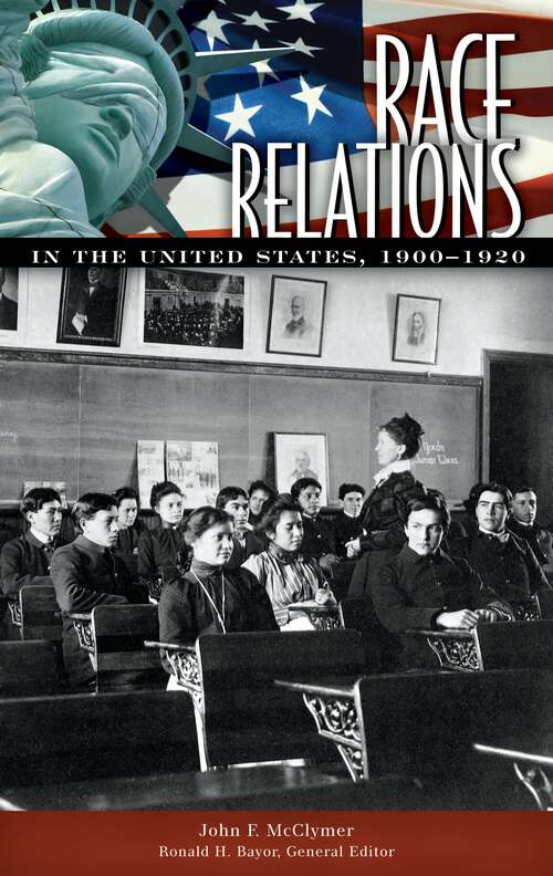 Book cover of Race Relations in the United States, 1900-1920 (Race Relations in the United States)