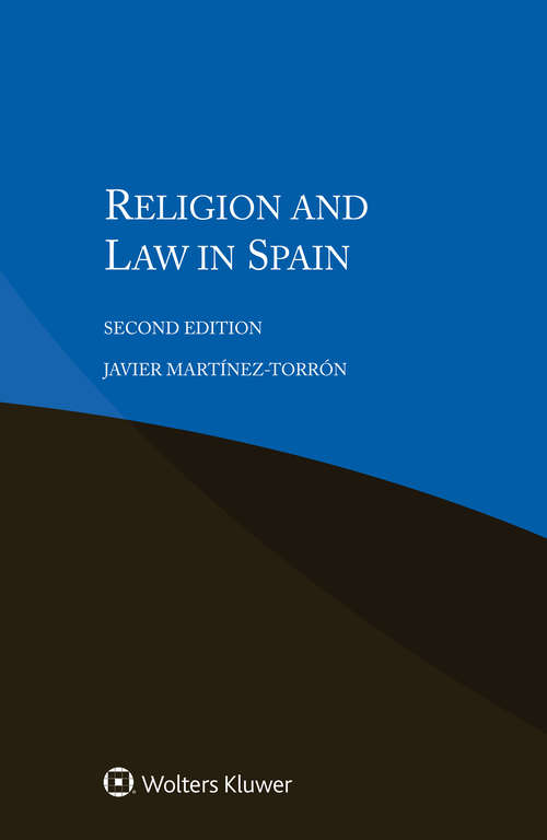 Book cover of Religion and Law in Spain (2)