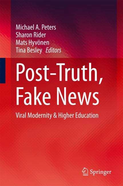 Book cover of Post-truth, Fake News (PDF)