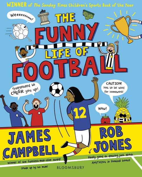 Book cover of The Funny Life of Football