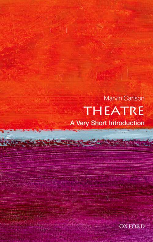 Book cover of Theatre: A Very Short Introduction (Very Short Introductions)
