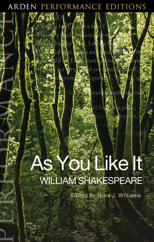 Book cover of As You Like It: Arden Performance Editions (Arden Performance Editions)
