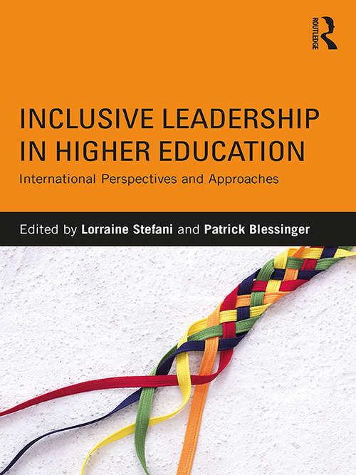 Book cover of Inclusive Leadership in Higher Education: International Perspectives and Approaches