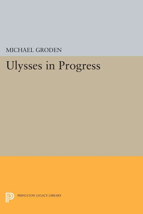 Book cover of ULYSSES in Progress