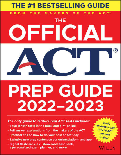 Book cover of The Official ACT Prep Guide 2022-2023