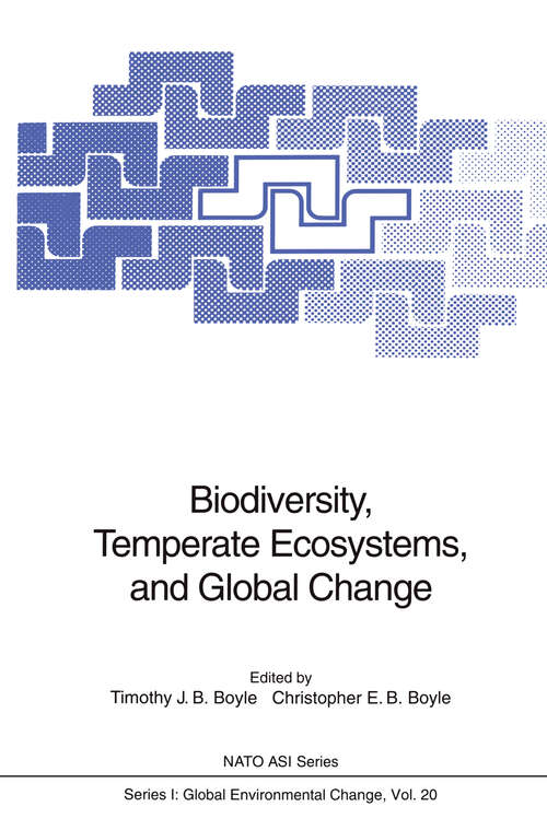 Book cover of Biodiversity, Temperate Ecosystems, and Global Change (1994) (Nato ASI Subseries I: #20)
