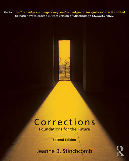 Book cover of Corrections: Foundations for the Future (2) (Criminology and Justice Studies)