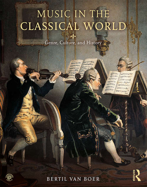 Book cover of Music in the Classical World: Genre, Culture, and History
