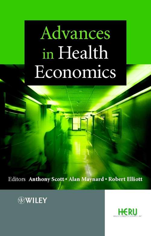 Book cover of Advances in Health Economics