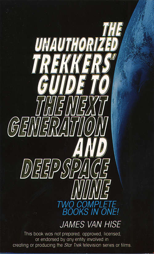 Book cover of The Unauthorized Trekkers’ Guide to the Next Generation and Deep Space Nine (ePub edition)